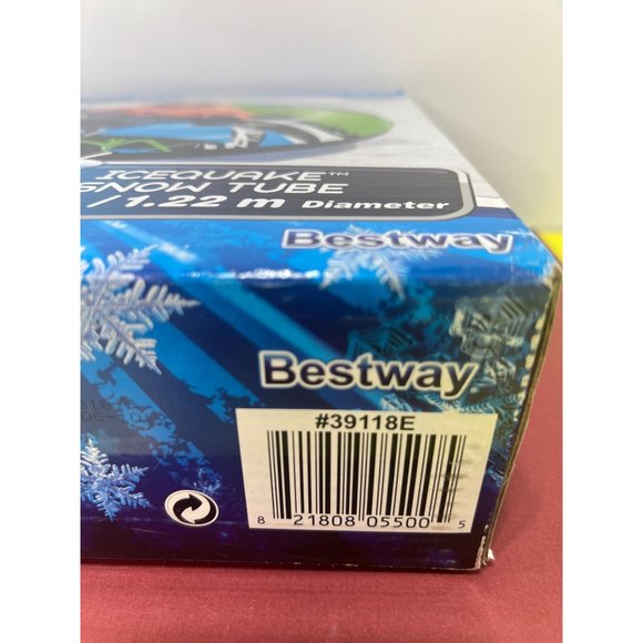 Bestway - Polar Pulse - Inflatable Snow Tube Winter Sports - Blue/Green - 48 in - Picture 6 of 9